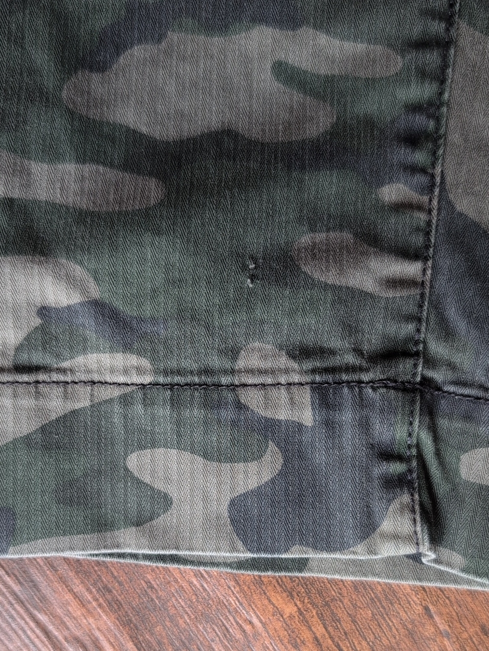 Gap Khakis Camouflage Print Straight Leg Pants Flat Pockets - Women's 8 - Picture 7 of 7